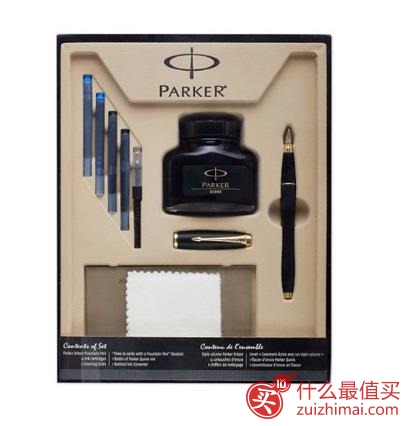 美亚单品推荐 :  Parker 派克 钢笔+墨盒+墨水礼盒 $38.31（约241元） 可直邮